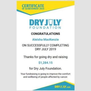 Dry July 2019