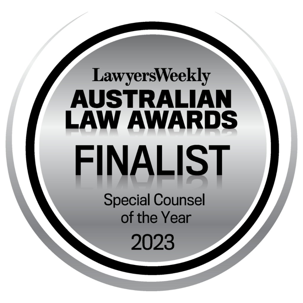 In 2023, Craig Sawford was a finalist in the Special Counsel of the Year Award at the Lawyers Weekly Australian Law Awards