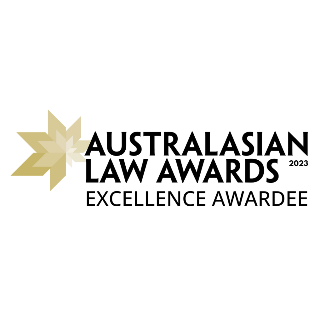 In 2023, Aleisha MacKenzie was named an Excellence Awardee in the Australasian Law Awards - Law Firm Leader (1-100 Employees) category