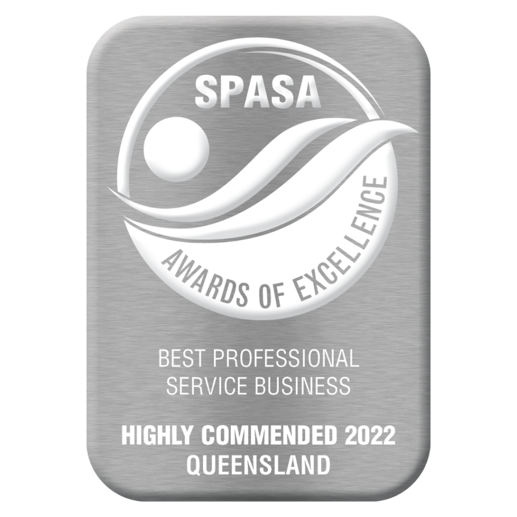 In 2022, Construct Law Group received a Highly Commended Award for Best Professional Service Business at the SPASA Awards of Excellence