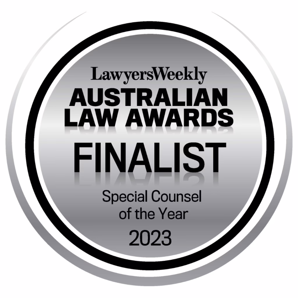 In 2023, Craig Sawford was a finalist in the Special Counsel of the Year Award at the Lawyers Weekly Australian Law Awards