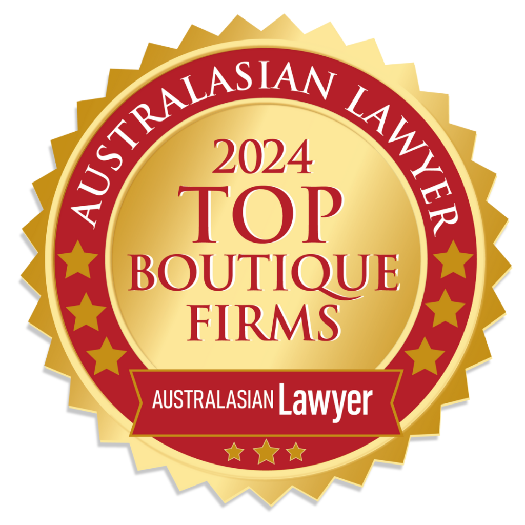 In 2024, Construct Law Group was named one of the Top Boutique Law Firms in Australia by the Australasian Lawyer