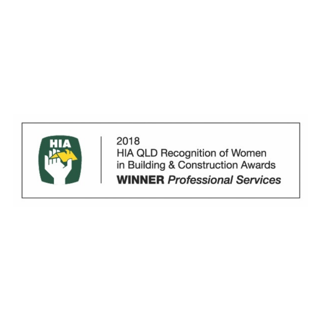 In 2018, Aleisha MacKenzie was the winner of the Professional Services Award at the HIA Building Women Awards