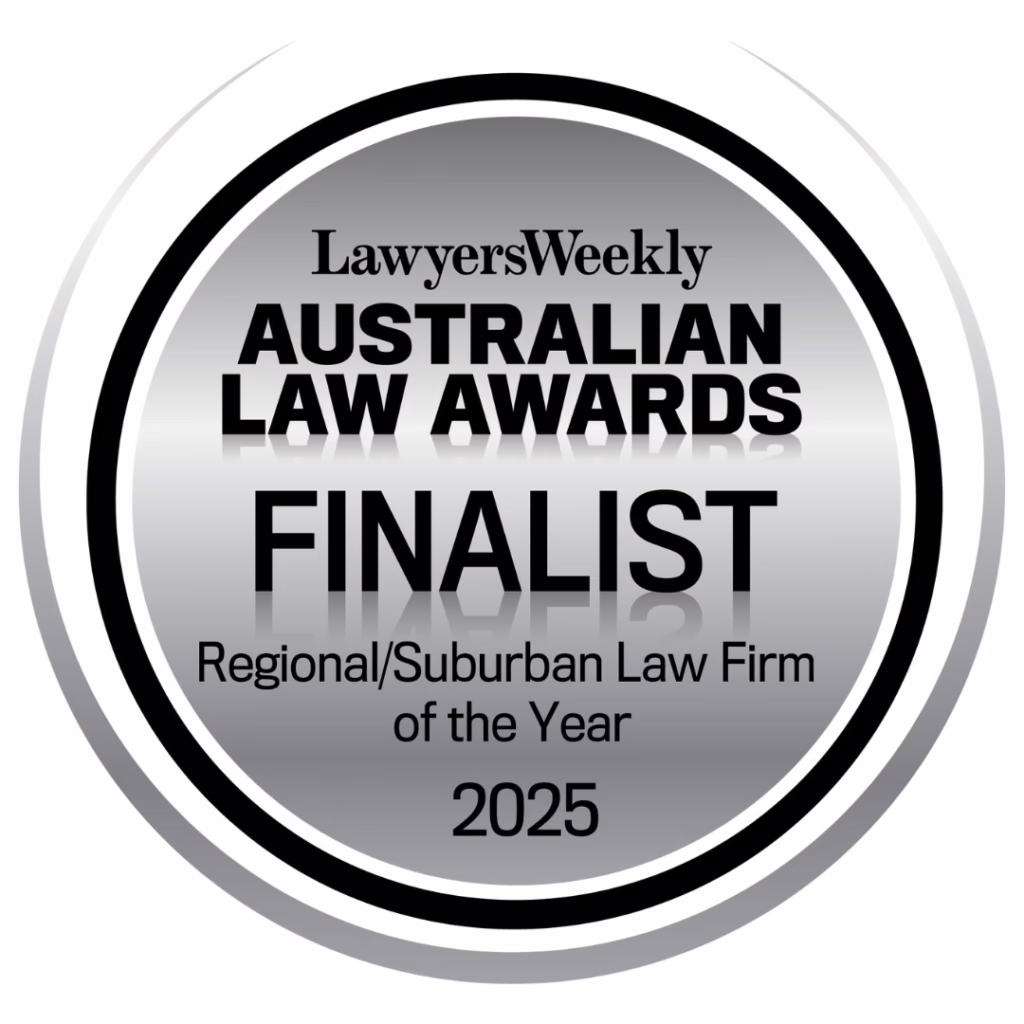 In 2025, Construct Law Group was a finalist for Regional/Suburban Law Firm of the Year at the Lawyers Weekly Australian Law Awards